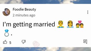 Foodie Beauty Getting Married And The Deleted Community Posts