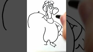 How to draw and paint the Tainah Indian and Pepe #shorts