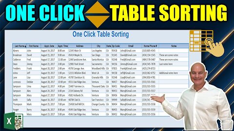Learn This AMAZING One Click Sorting TRICK in Excel