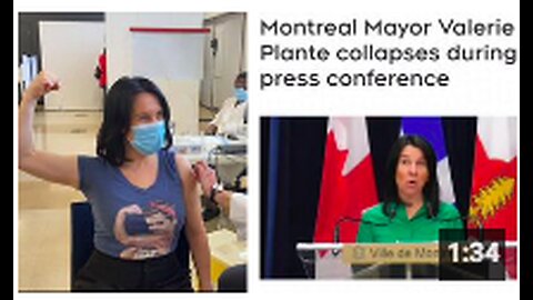 Montreal Mayor Collapses during Press Conference 🥴