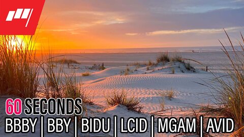 ⏱️60 Seconds $BBBY $BBY $BIDU $LCID $MGAM $AVID Rebel's Edge at 1pm🕐 today more @MarketRebels 🏴‍☠️