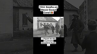 1944: Batalha em Meuse-Escaut Canal 🇧🇪 #war #guerra #ww2