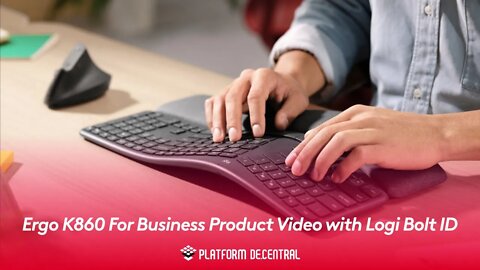 Ergo K860 For Business Product Video with Logi Bolt ID
