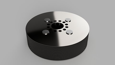 Tesla Turbine Disc High