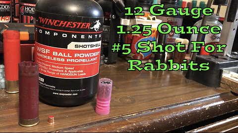 12 Gauge 1.25 Ounce #5 Shot For Rabbit Hunting