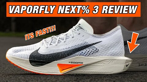 The Nike Vaporfly Next% 3 is the real deal! Full Review