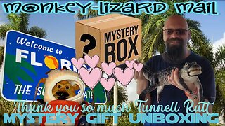 SPECIAL GIFT UNBOXING FROM THE TUNNELL RATT - Thank you so much! xxx