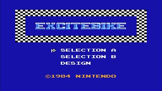 Excitebike (1984) Full Game Walkthrough [NES]