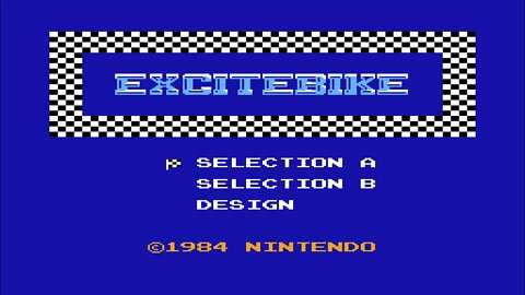 Excitebike (1984) Full Game Walkthrough [NES]