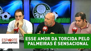 Nilson: "esse amor da torcida pelo Palmeiras é sensacional"