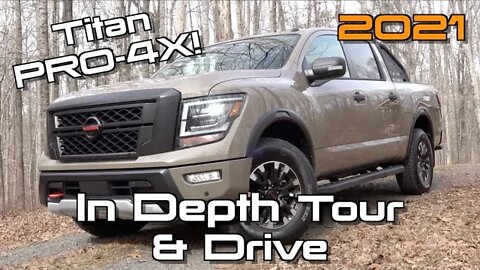 2021 Nissan Titan PRO-4X: Start Up, Test Drive & In Depth Tour