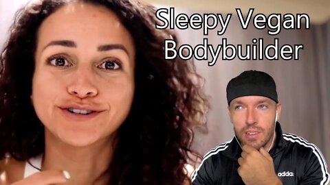 Female Vegan Bodybuilder Can Hardly Keep Her Eyes Open 😴