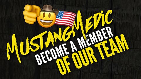 Become a #teammember with #mustangmedic lets report the #truth together!