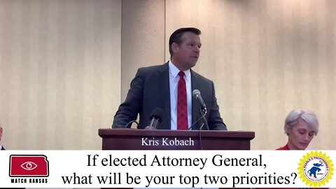 Kansas Attorney General Debate at the Kansas Federation of Republican Women