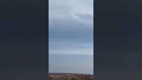 Ukrainian troops using a TOW missile mounted on a Humvee in the Bahkmut area.