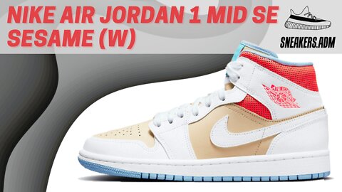 Nike Air Jordan 1 Mid SE Sesame (W) - CZ0774-200 - @SneakersADM