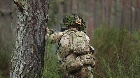 Soldiers with the Royal Danish Army Conduct Live-Fire Training in Grafenwoehr Training Area