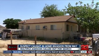 Suspect caught in home invasion