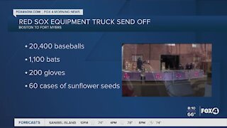 Red Sox equipment truck set to arrive in Fort Myers
