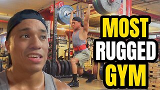 Olympic Weightlifter Finds The MOST RUGGED Gym in America!