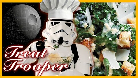 STORMTROOPER MAKES ZINGY CAESAR SALAD