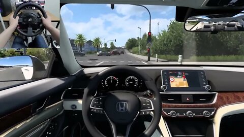 2021 Honda Accord - Euro Truck Simulator 2 [Steering wheel gameplay]-10
