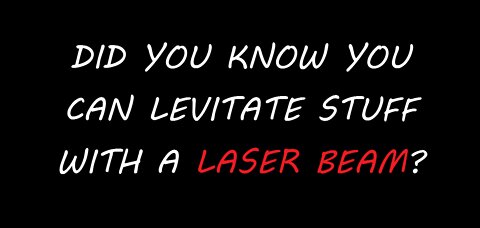 Levitating Diamonds with a Laser Beam