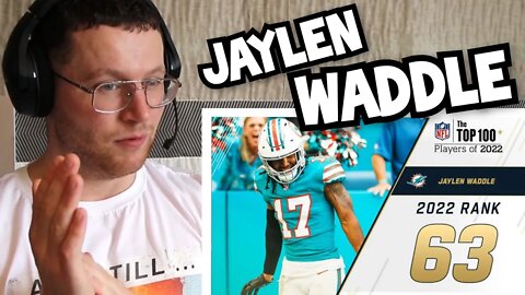 Rugby Player Reacts to JAYLEN WADDLE (Miami Dolphins, WR) #63 NFL Top 100 Players in 2022