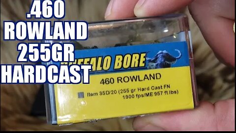 .460 Rowland Buffalo Bore 255gr