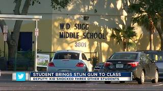 Student brings stun gun to class