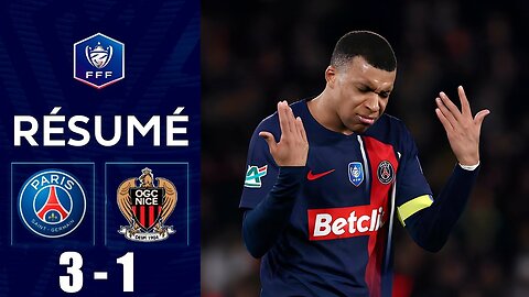 Kylian Mbappé Goal | PSG vs Nice 3-1 | Coupe de France 2023-24