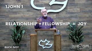 1John 1, Relationship + Fellowship = Joy