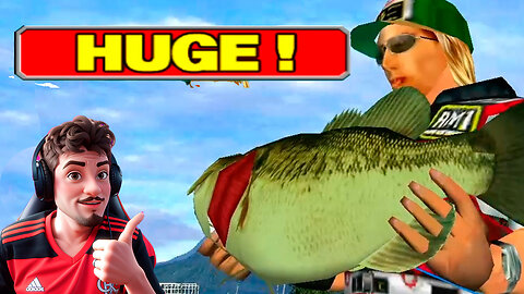 Catching a Huge Fish in Sega Bass Fishing!