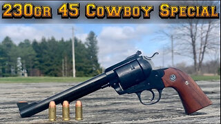 45 Cowboy Special with a 230gr 45 ACP Bullet with Hodgdon HP38