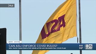 Can ASU enforce COVID rules?