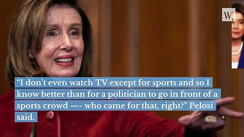 Nancy Pelosi at Nationals' Pride Night Sparks Mockery, But It's Not About Her First Pitch