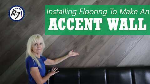 Installing flooring on an Accent Wall