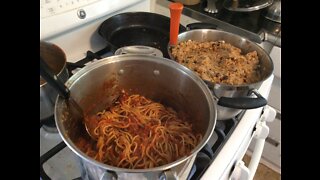 Cooking 2 big Pots of Food for $11 From Canned Tomatoes