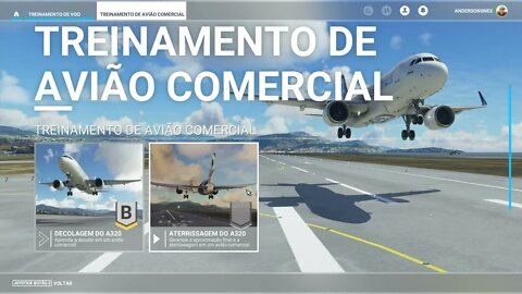 Treinando Microsoft Flight Simulator 2022