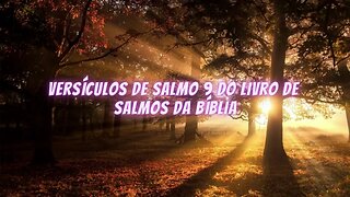 Versículos de Salmo 9 do livro de Salmos da Bíblia #versículo #salmos #oração