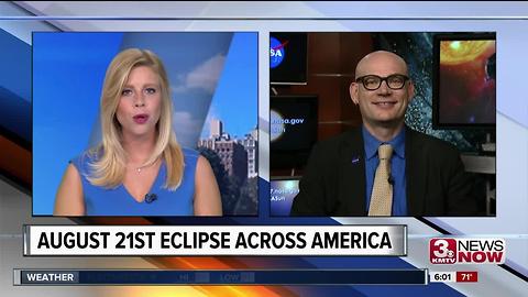 NASA Scientist joins 3 News Now to talk Total Eclipse