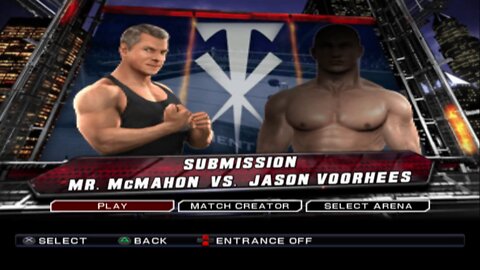 WWE SmackDown vs. Raw 2011 Mr. McMahon vs Jason Voorhees