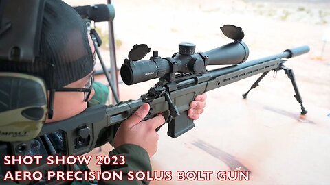 Aero Precision Solus Bolt Gun - SHOT Show 2023 Industry Day at the Range