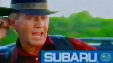 90's Subaru "Crocodile Dundee Gets His Australian Mail" Commercial (1998)