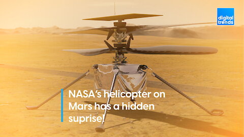 NASA's Helicopter on Mars has a Hidden Surprise