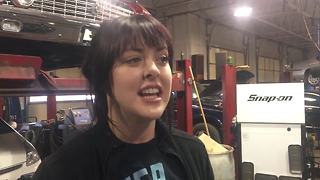 JoCo female auto technician defies stereotype