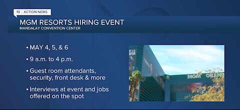 MGM Resorts hiring event
