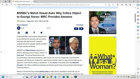 Mehdi Hasan Doesn't Understand Why Republicans Criticize George Soros
