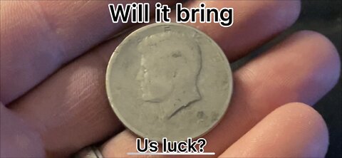 Lucky coin found hunting! Will it bring us luck?