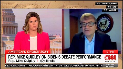 Dem Rep Quigley Dances Around The Issue Of Biden Dropping Out